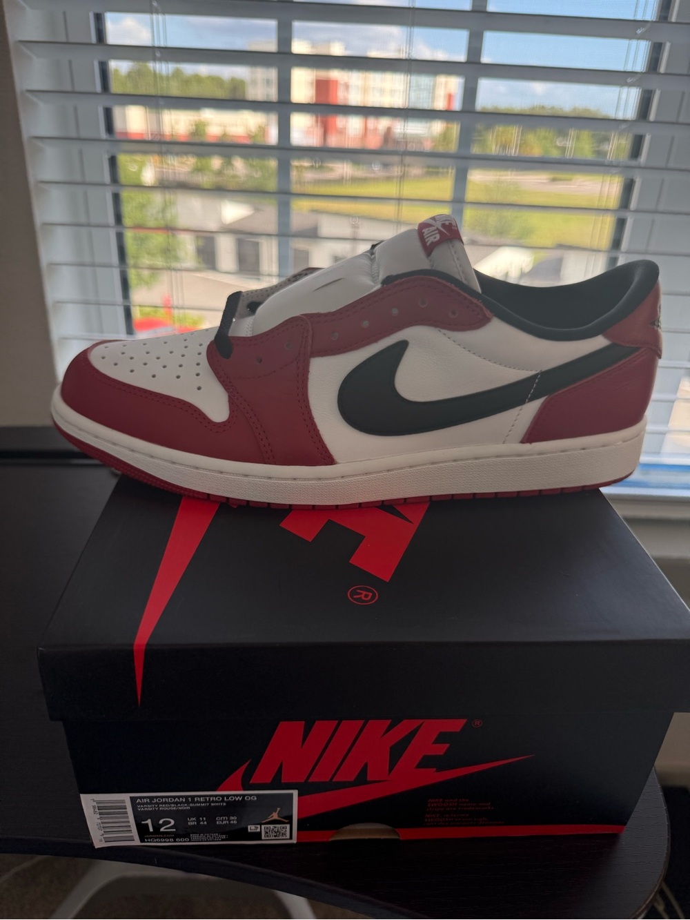 Nike Air Jordan 1 Low OG White Red Black